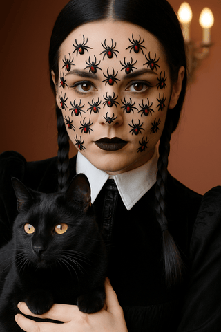 Neva Nude Black Widow Glitter Crystal Spider Body And Face Stix