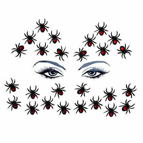 neva nude Black Widow Glitter Crystal Spider Body and Face Stix