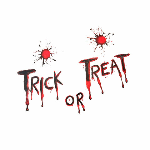 Neva Nude Bloody Trick Or Treat Large Temporary Tattoo Pack