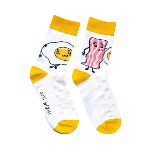 neva nude Brekkie Boos Eggs And Bacon Cotton Soxi Woxies