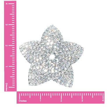 Neva Nude Burstin' Blooms Crystal Jewel Reusable Silicone Nipple Cover Pasties