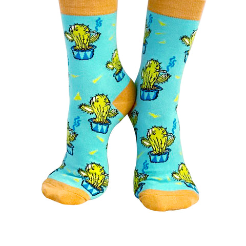 Neva Nude Cactus Everdeen Blue & Green Cotton Soxi Woxies