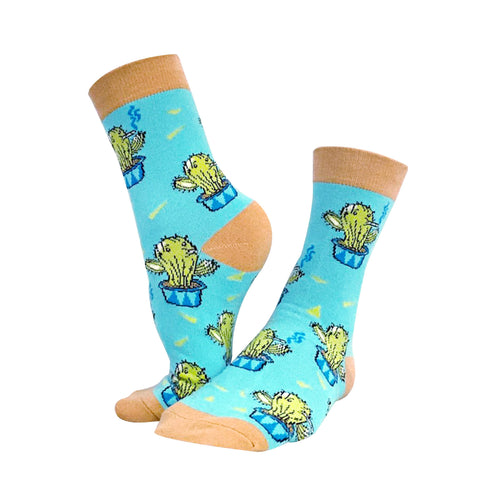 Neva Nude Cactus Everdeen Blue & Green Cotton Soxi Woxies