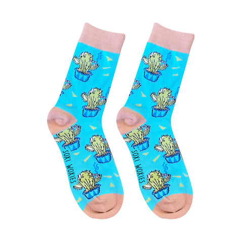 neva nude Cactus Everdeen Blue & Green Cotton Soxi Woxies