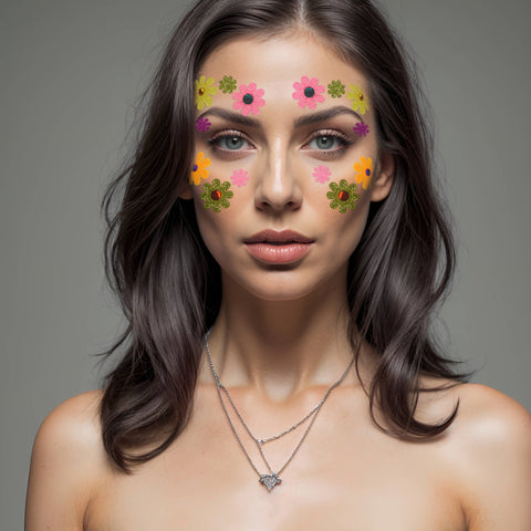Neva Nude Carnival Of Delights Glitter Neon Face Sticker
