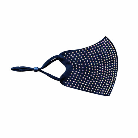 neva nude Darth Shineious Black Crystal Face Mask With Adjustable Loops neva nude Darth Shineious Black Crystal Face Mask With Adjustable Loops