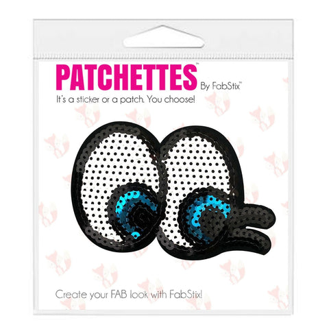 Neva Nude Eye Spy With My Sequin Eyes Iron-On Patchette Or Sticker