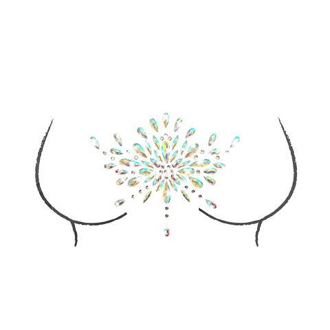 Neva Nude Fairy Kisses Iridescent Crystal Jewel Body Sticker