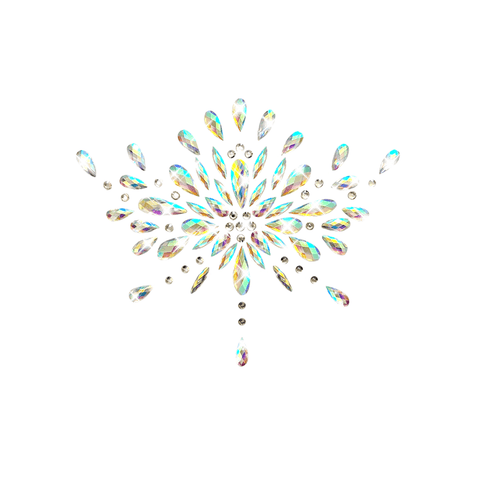 neva nude Fairy Kisses Iridescent Crystal Jewel Body Sticker