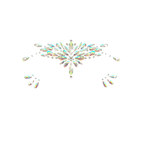 Neva Nude Fairy Kisses Iridescent Crystal Jewel Face Sticker