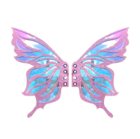 Neva Nude Feyre Lilac Glitter Fairy Original Wingz Pair For Calf Or Boot