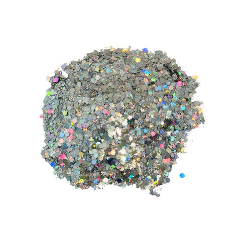 Neva Nude Friskie Fairy Cosmetic Grade Glitter Glitz Grenade Keychain In Aloe Gel