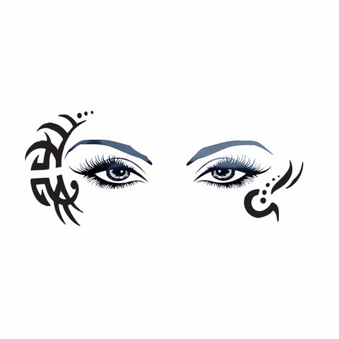 Neva Nude Hangovers Happen Temporary Face Tattoo Pack