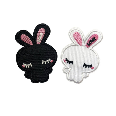 neva nude Hunnie Bunnies Iron-On Patchette and Sticker