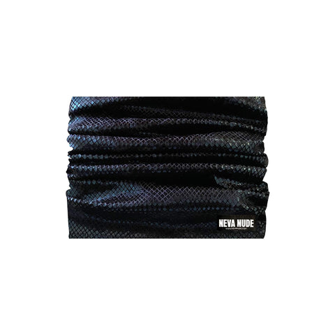 Neva Nude King Cobra Black Sexy Necksie Face Covering