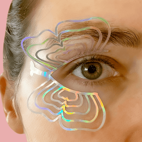 Neva Nude Lumi Butterfly Wings Holographic Face Sticker