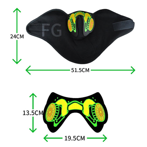 Neva Nude Mugsy Beatz LED Music Activate Face Masks