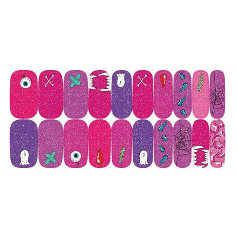 Neva Nude Ahh Real Monsterz Glitter Stick On Nails