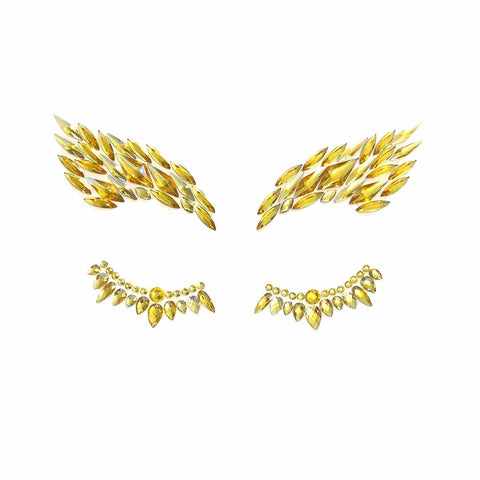 Neva Nude Golden Eye Crystal Face Jewels