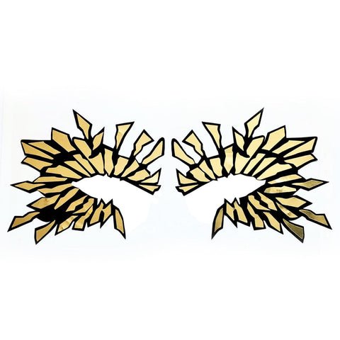 Neva Nude Golden Sunburst Holographic Face Sticker