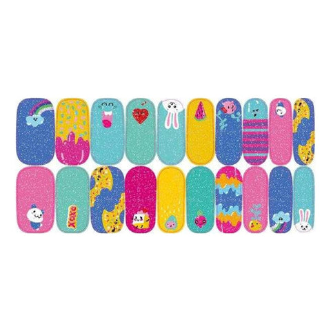 Neva Nude Jello Shotskies Glitter Stick On Nails