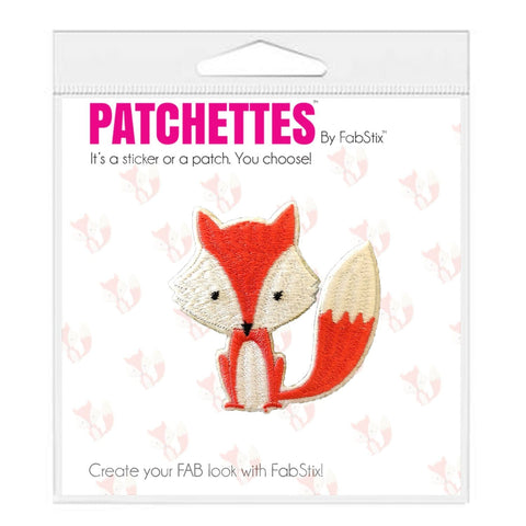 Neva Nude Mr. Fox Iron-On Patchette Or Sticker