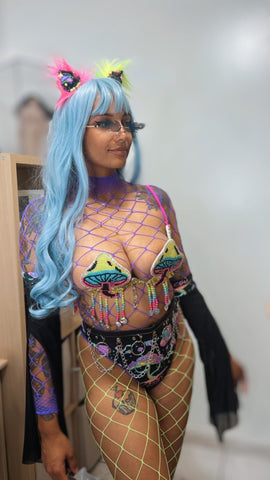 Neva Nude Neon Shroom Carnival Bra