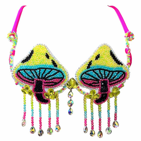 neva nude Neon Shroom Carnival Bra