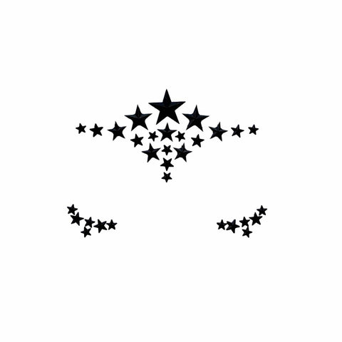 Neva Nude Night Walker Black Crystal Face Jewels