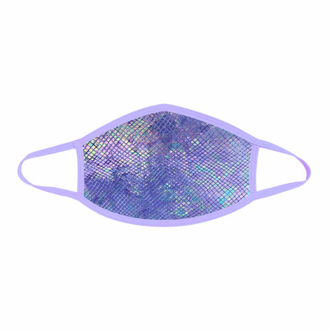 neva nude Purple Python Holographic Face Mask