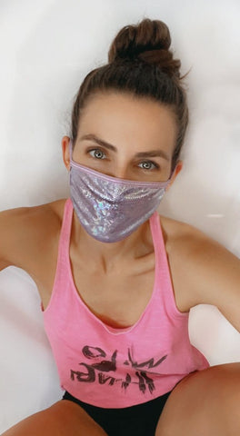 Neva Nude Purple Sentropy Iridescent Face Mask