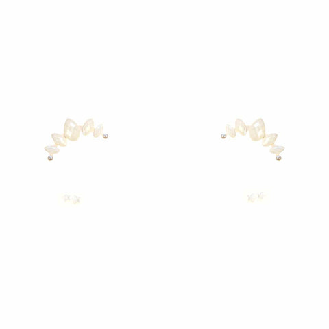 Neva Nude Snow White Pixie Crystal Face Jewels