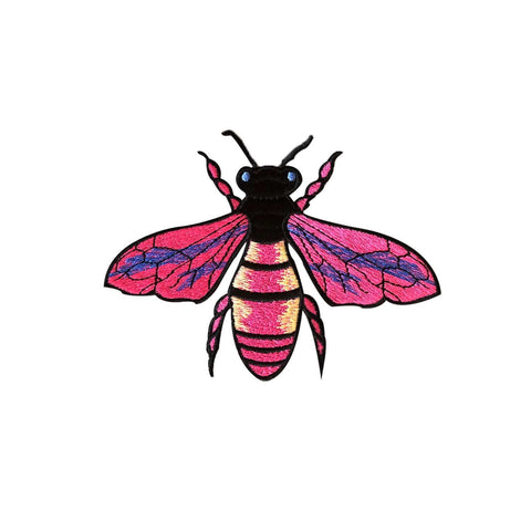 neva nude Pretty In Pink Wasp Iron-On Patchette or Sticker
