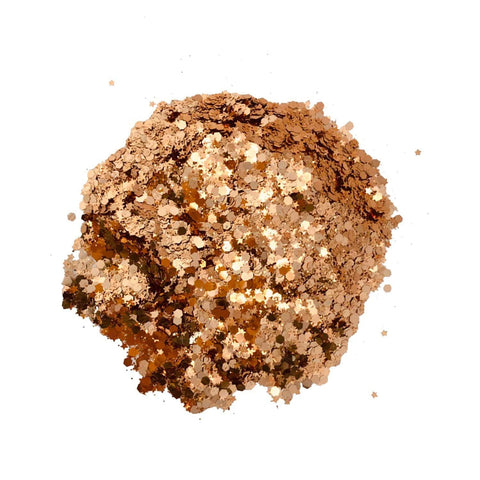 Neva Nude Prosecco Vibes Cosmetic Glitter Glitz Grenade Keychain In Aloe Gel