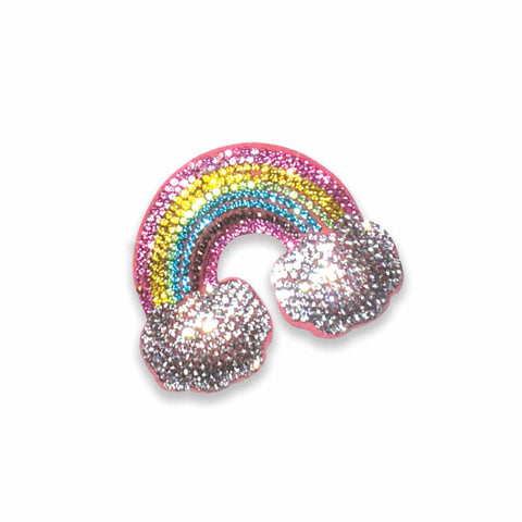 Neva Nude Radiant Rainbow Pink Crystal Sparkle Keycharm