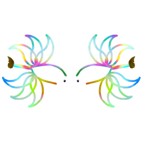 Neva Nude Rainbow Petal Glow Holographic Face Sticker