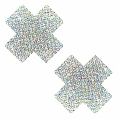 neva nude Razzle Dazzle Crystal Jewel Sparkle X Factor Nipple Cover Pasties