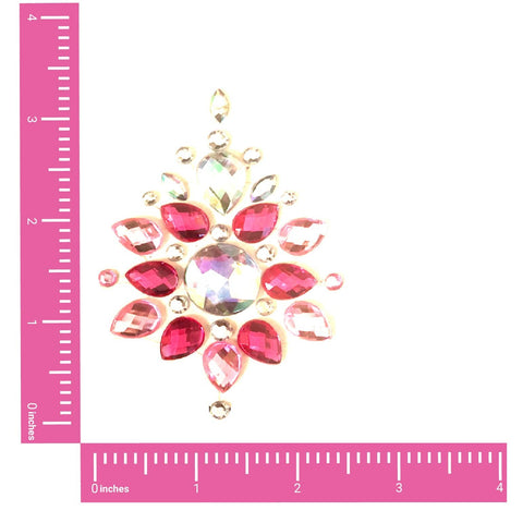 Neva Nude Ruby Rose Pink Crystal Jewel Nipple Pasties