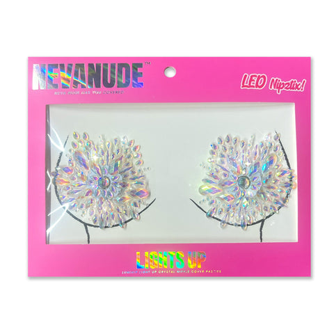 Neva Nude Shine Bright Like A Diamond LumiNip Light Up Crystal Nipple Cover
