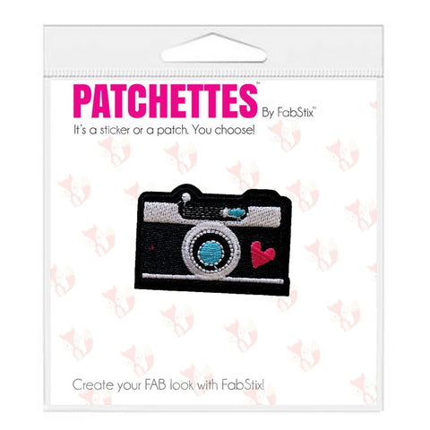 Neva Nude Snap Me If You Can Camera Iron-On Patchette Or Sticker