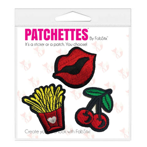 Neva Nude Snick Snack Iron-On Patchette And Sticker Pack