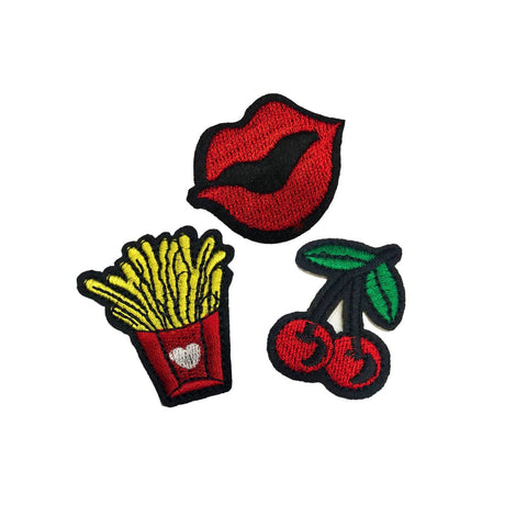 neva nude Snick Snack Iron-On Patchette and Sticker Pack