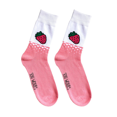 neva nude Strawberry Shortie Cake Pink Cotton Soxi Woxies