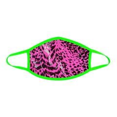 neva nude Toxic Kitty Neon Pink & Green Blacklight Face Mask