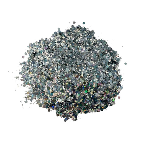 Neva Nude Trixie Pixie Gunmetal Cosmetic Glitz Grenade Keychain In Aloe Gel