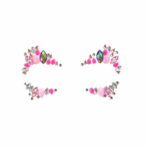 neva nude Venus Pink Blacklight Crystal Face Jewels