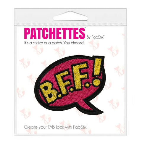 Neva Nude We Are Sooooo Bffs Iron-On Patchette Or Sticker