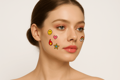 Neva Nude Weird And Wacky Hydrocolloid Acne Pimple Stickers SpotStix