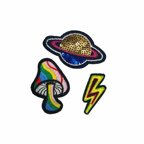 neva nude Weird Like Whoa Iron-On Patchette and Sticker Pack