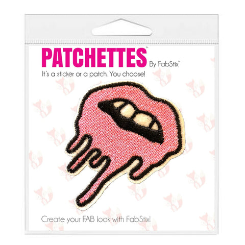 Neva Nude You Melt Me Mouth Iron-On Patchette Or Sticker